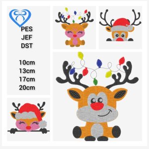 Set reni pentru Craciun